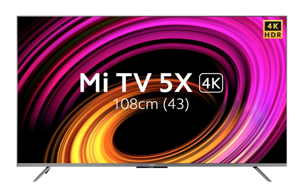 Mi 43 inches 5X Series 4K LED Smart Android TV with Dolby Vision (‎L43M6-ES) (Xiaomi TV 5X 43)